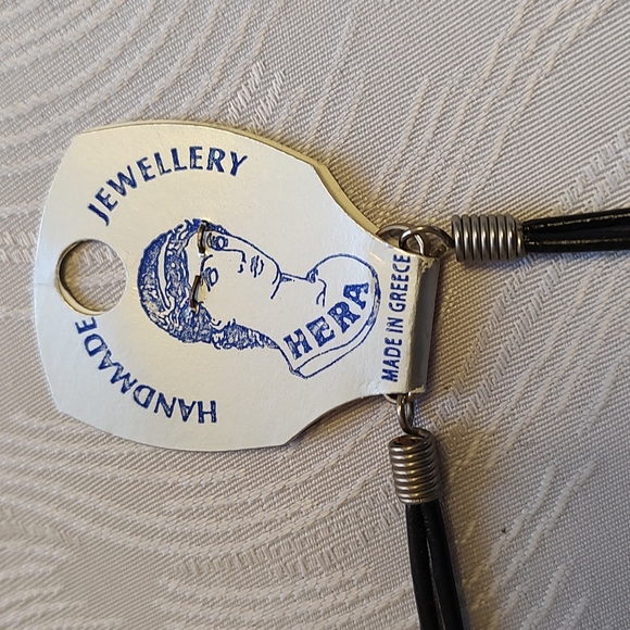 Great Gift - Greek Jade and silver necklace - Picture 3 of 6